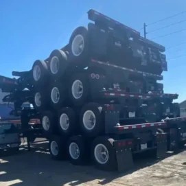 20ft Tri-Axle Chassis Trailer