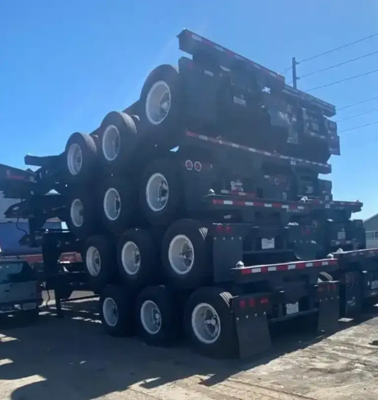 20ft Tri-Axle Chassis Trailer