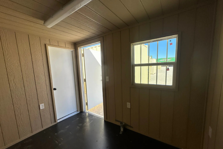 20ft Mobile Office Shipping Container with Storage (20STMOS) - Image 4