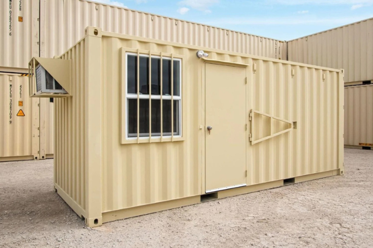 20ft Mobile Office Shipping Container with Storage (20STMOS) - Image 5