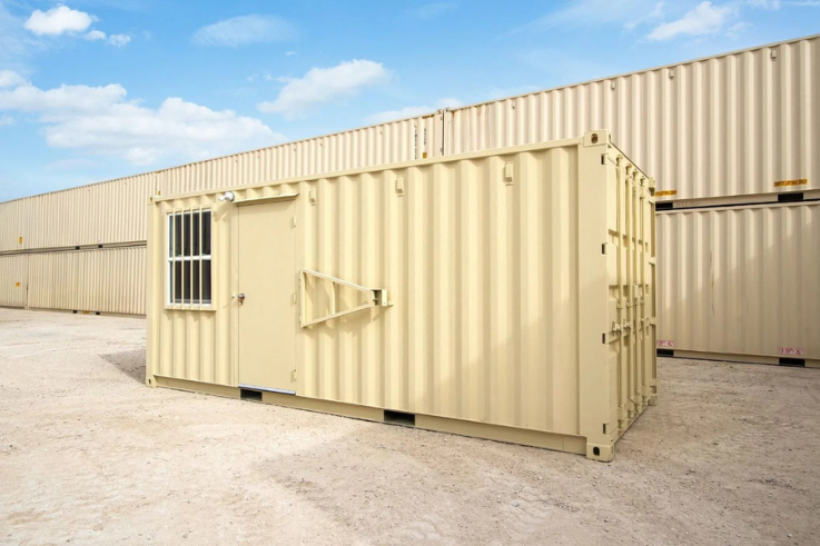 20ft Mobile Office Shipping Container with Storage (20STMOS) - Image 6