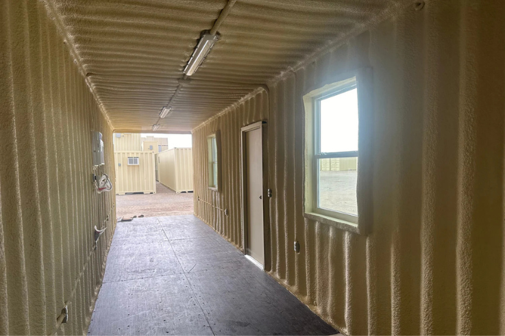 40ft Shipping Container Office (Insulated / No Siding) (40HCOFI) - Image 6