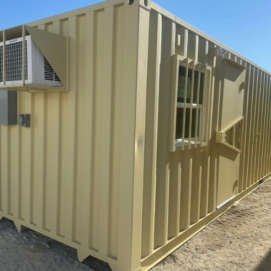 40ft Mobile Office Shipping Container with Storage (10/30) (40STMOS1030)