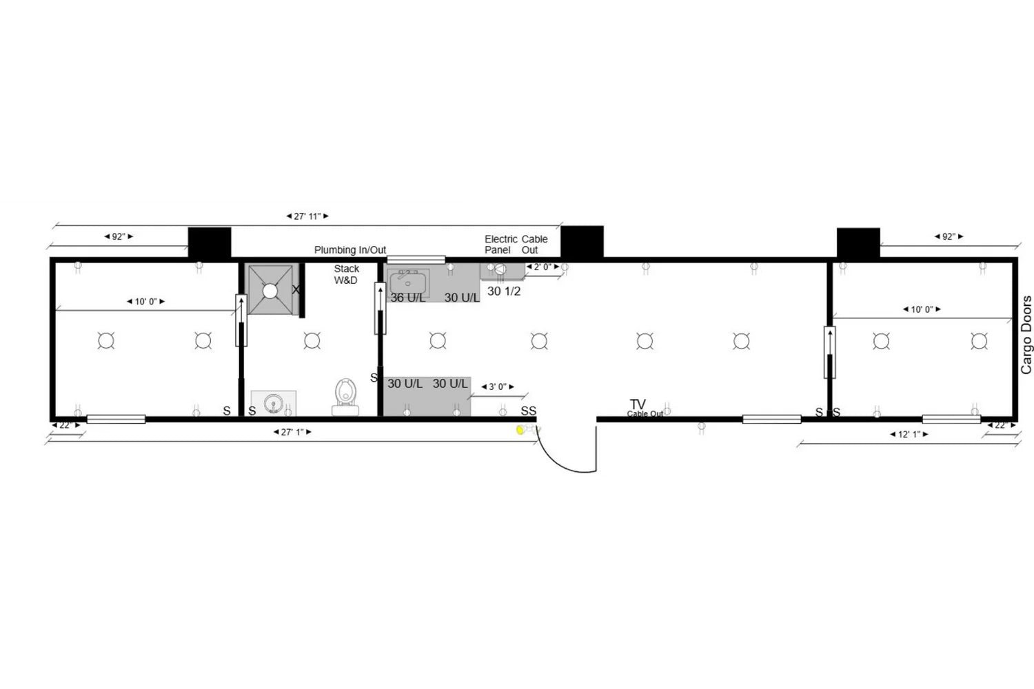 53ft Retreat Cabin Shipping Container (53HCRCBN) - Image 13