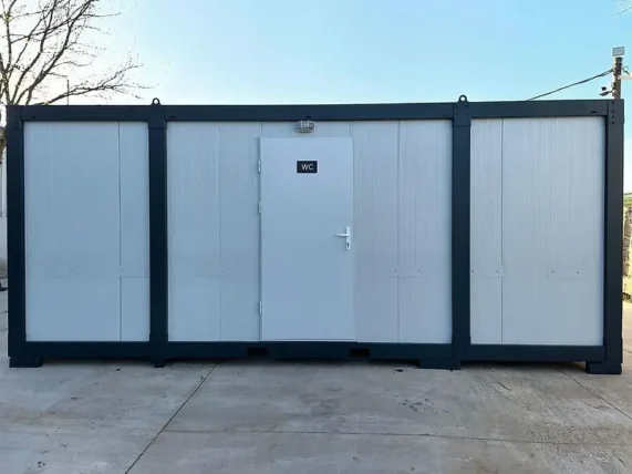 Sanitary container, 6 x (toilet + sink) 240×600