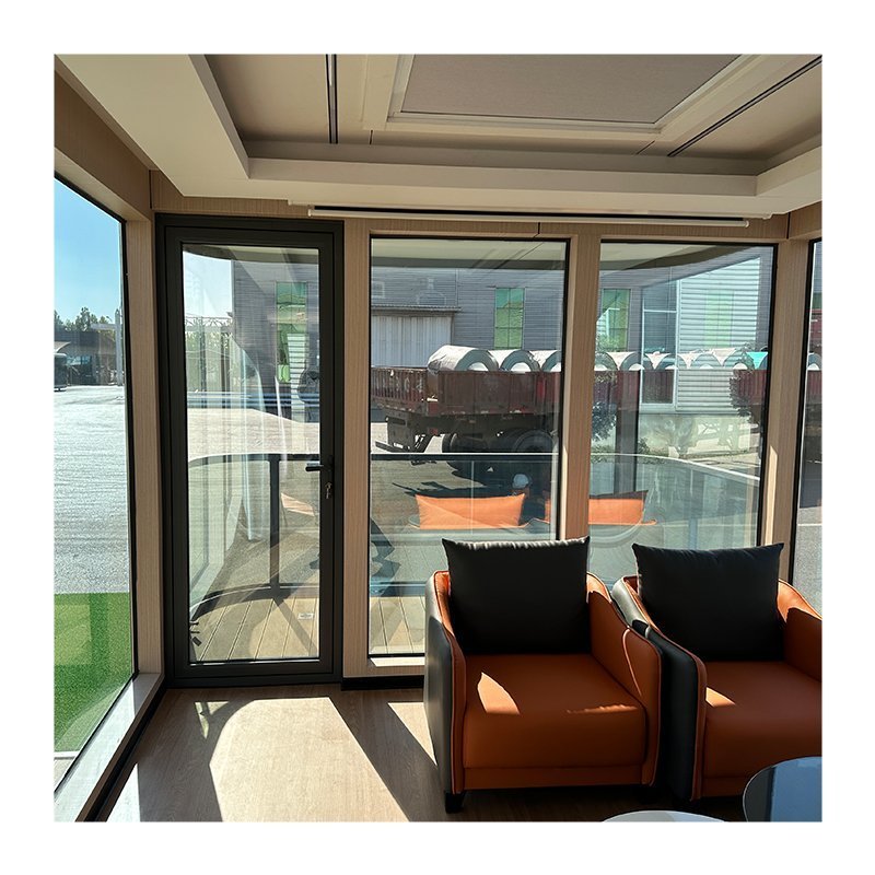 Outdoor Eco Capsule House Luxury Pod Prefabricated Capsule Hotel Capsule Room Prefab Cabin Container House - Image 5