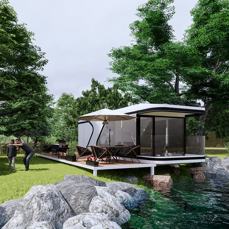 Mobile capsule House Furnished Cabin Homes Villa House 40ft Container Homes Capsule Office Pod - Image 2