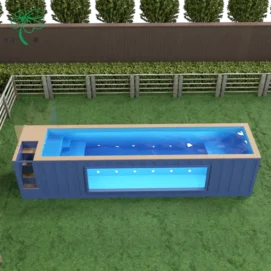 Factory-customized fiberglass swimming pool