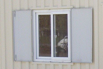 Shipping Container Window Shutter