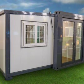 Duo Mod – 20′ Expandable Container Home | 1 Bedroom | Full Bath, Kitchen, Dinette & Living Room | 385 SF Tiny Home