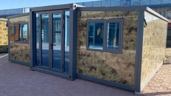 Duo Mod – 20′ Hunting Cabin Tiny Home | 2 Bedroom | Full Bath, Kitchen, Dinette & Living Room | 385 SF Tiny Home Rustic Camouflage Design Perfect for Outdoor Enthusiasts