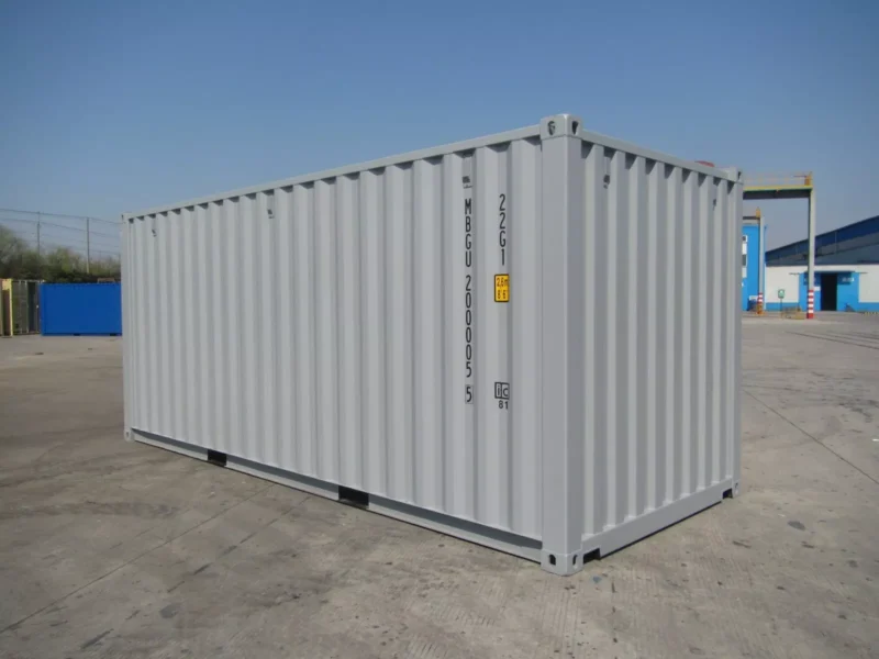 Grey New build 20ft Shipping Container - Image 3