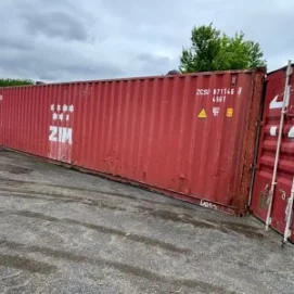 45ft Steel Shipping Containers Red quantity