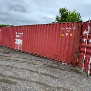 45ft Steel Shipping Containers Red quantity