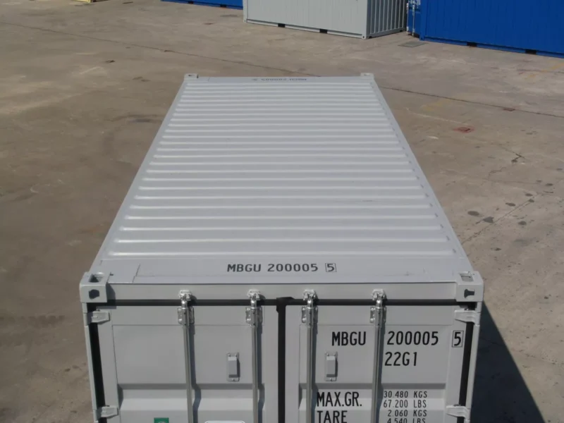 Grey New build 20ft Shipping Container - Image 2